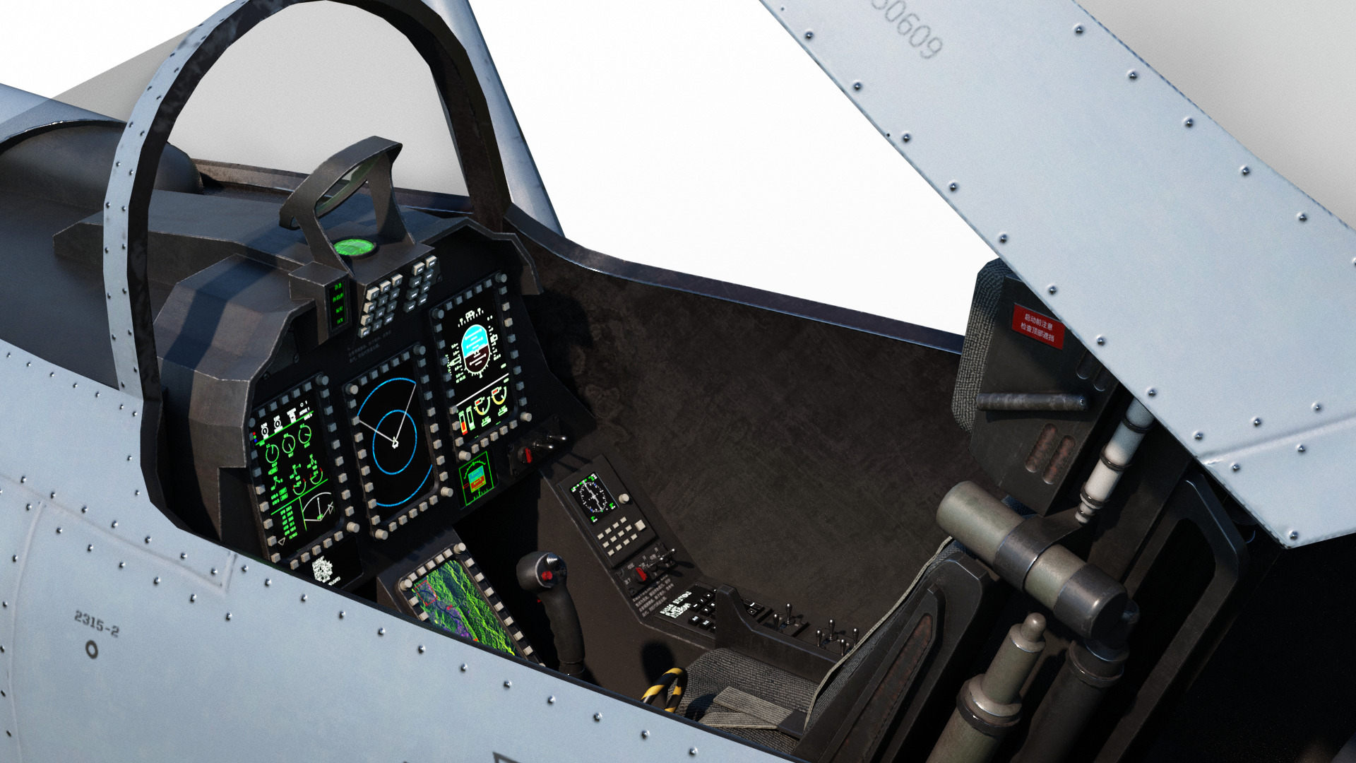 4 Paintschemes J-10CE Fighter Jet J-10C Variant J10C PAKAF PLAAF Low-poly 3D model_8