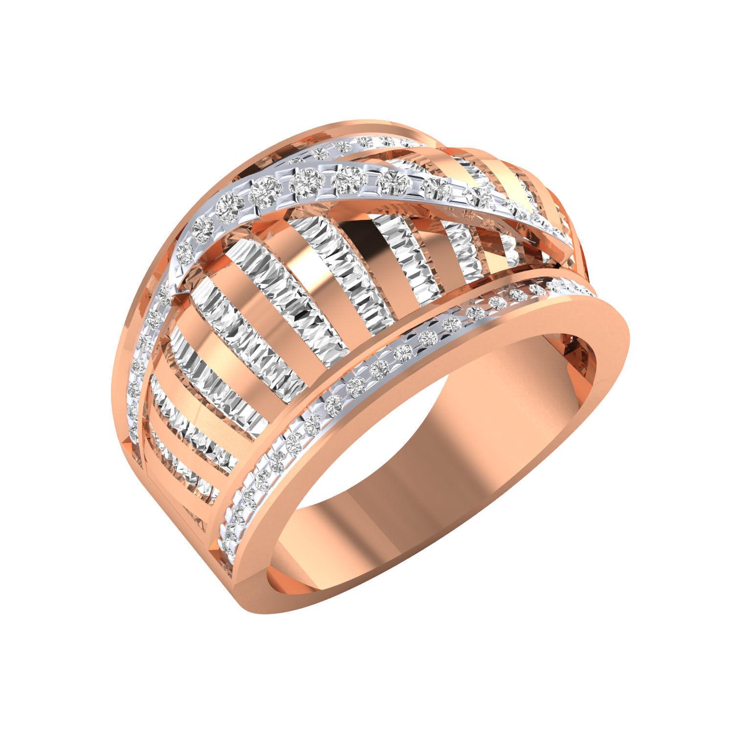  Women Ring Render 3dm STL MTL SLC JCD OBJ FBX Details 3D print model_2