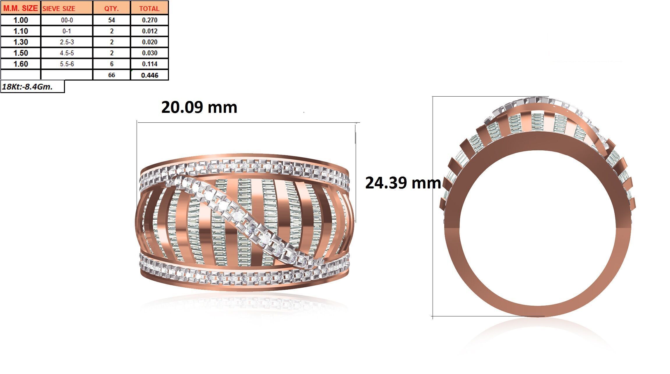  Women Ring Render 3dm STL MTL SLC JCD OBJ FBX Details 3D print model_23