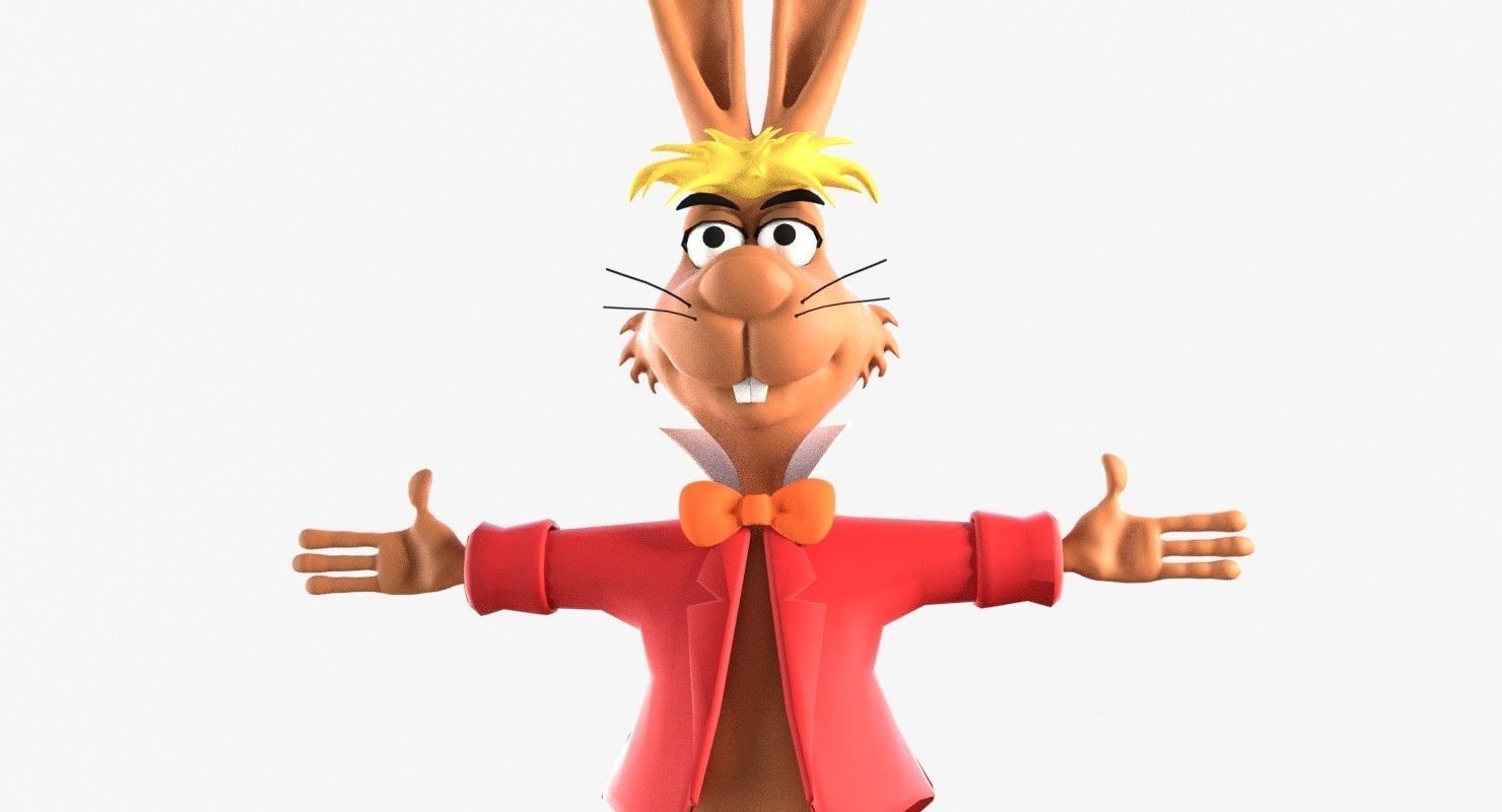 Mad Hare High-poly Free 3D model_3