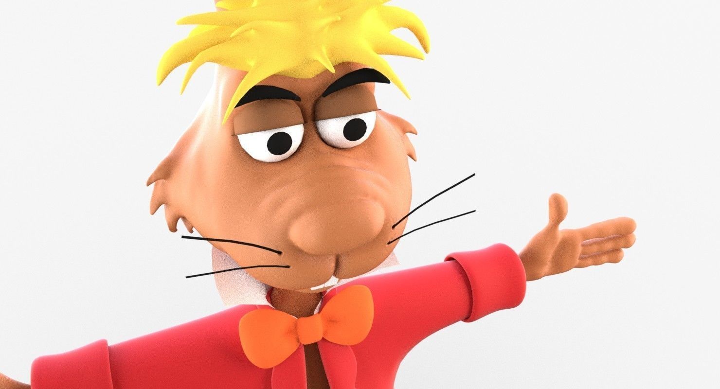 Mad Hare High-poly Free 3D model_5