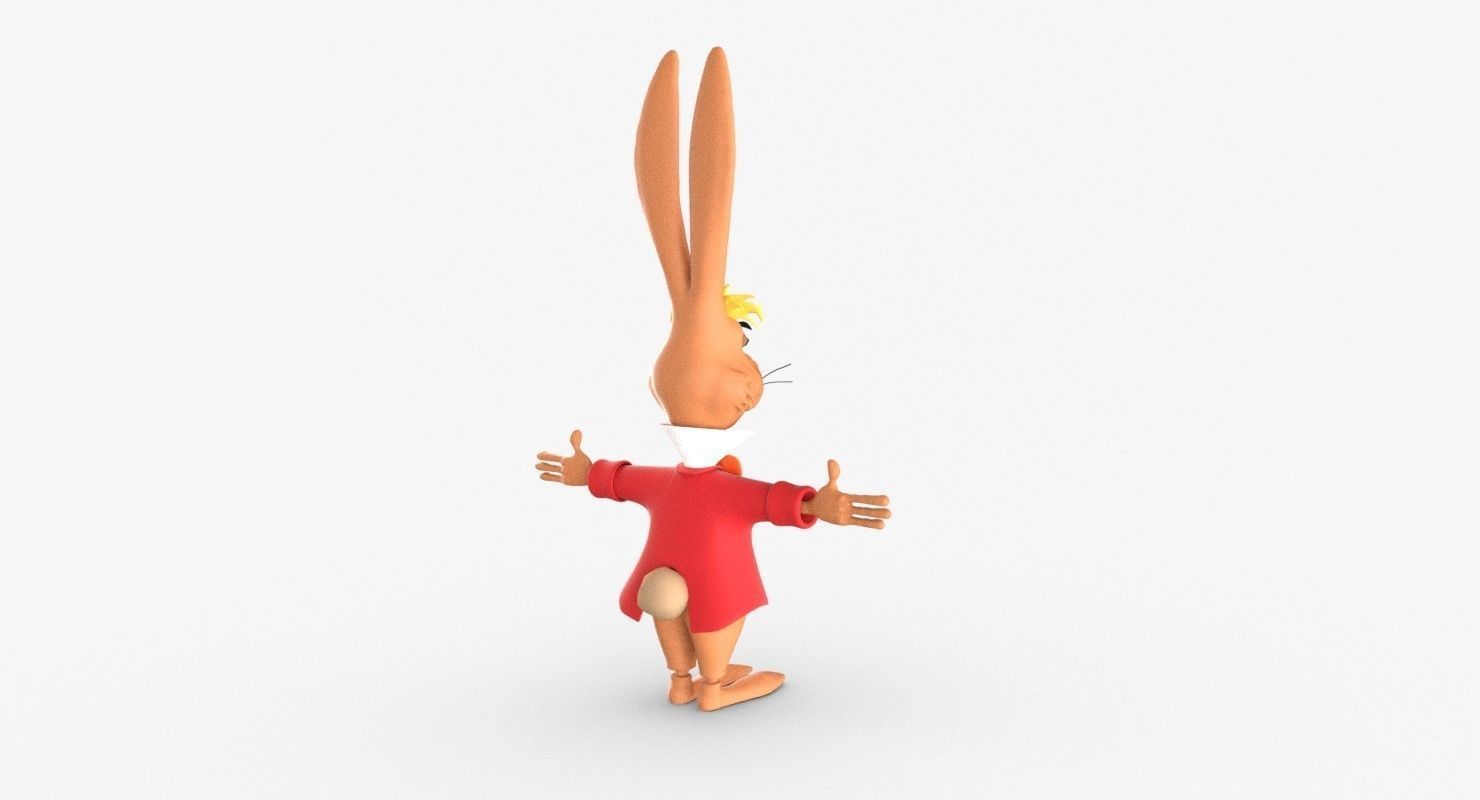 Mad Hare High-poly Free 3D model_2