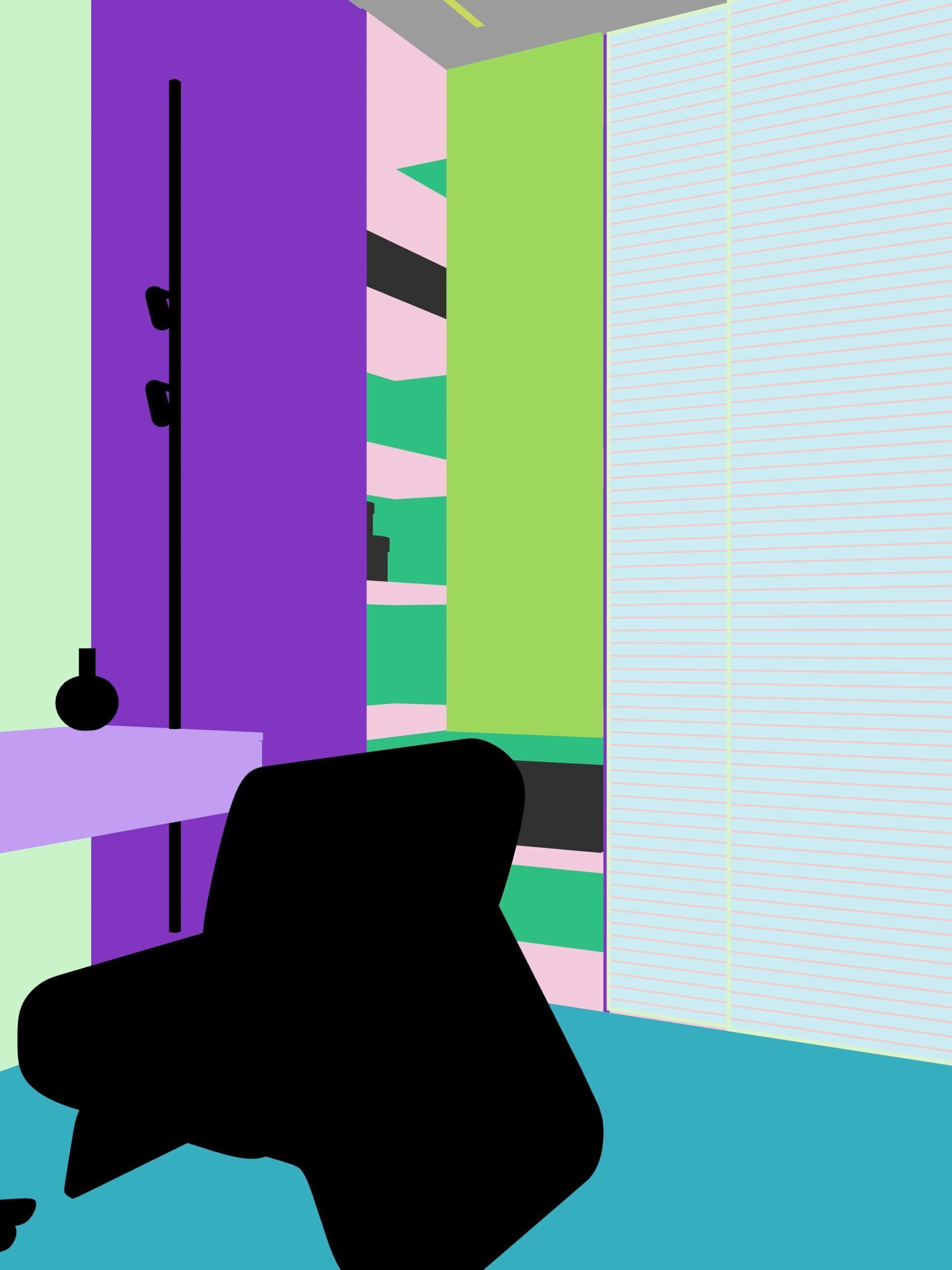 Italian style cloakroom 3D model_6