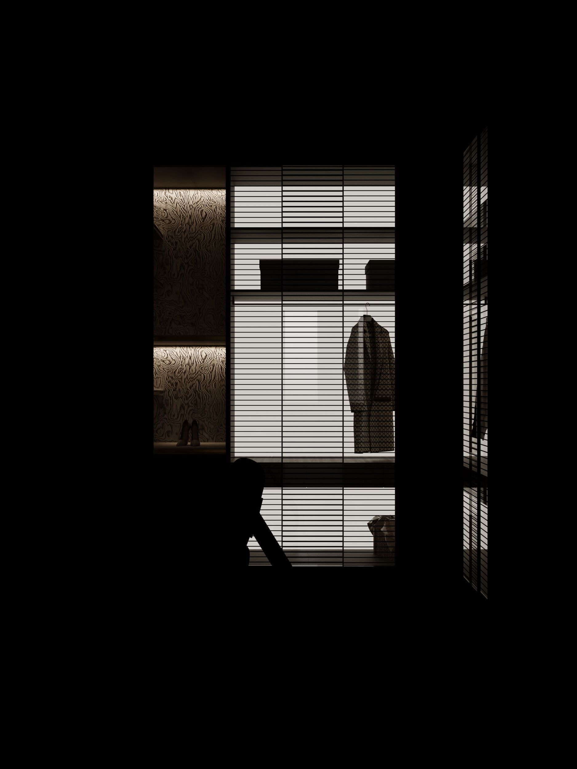 Italian style cloakroom 3D model_3