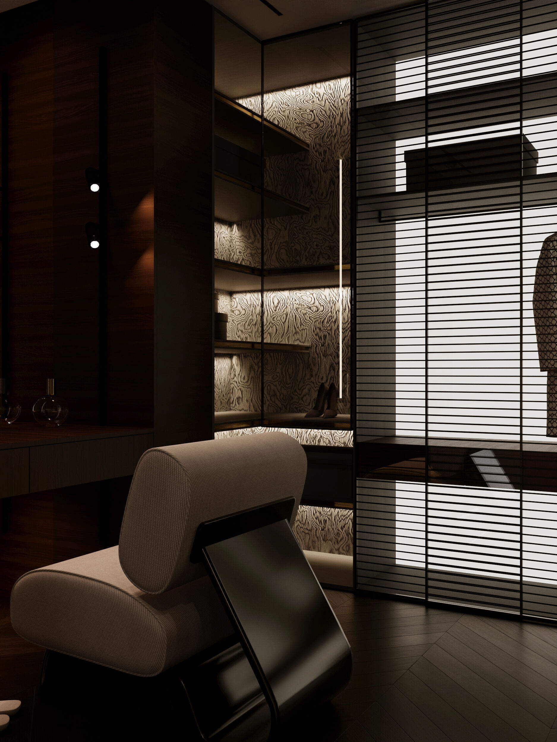 Italian style cloakroom 3D model_1