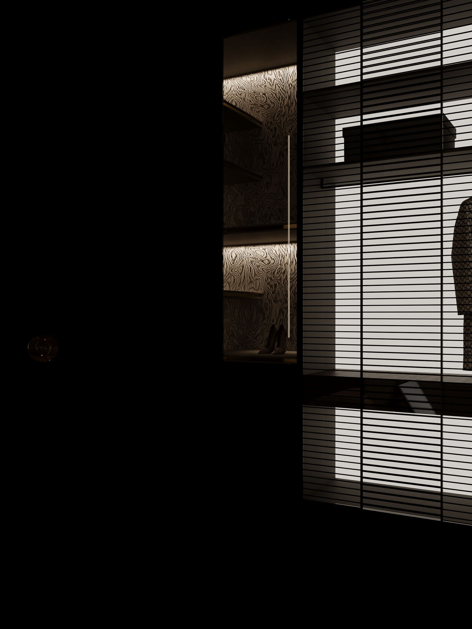 Italian style cloakroom 3D model_5