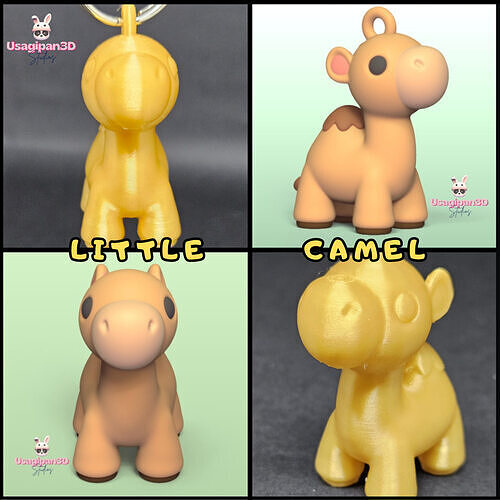 Little Camel and Keychain Version 3D print model