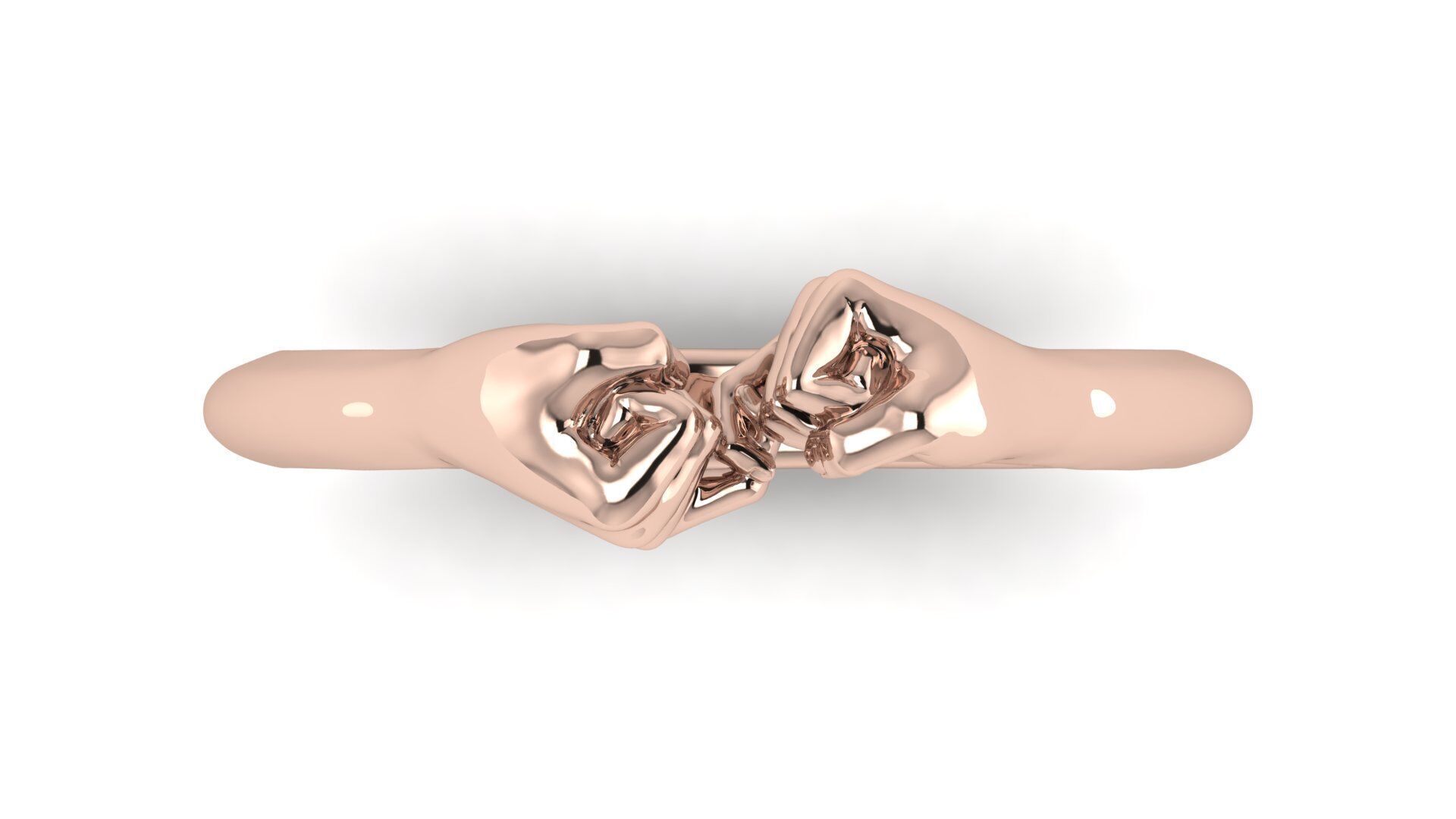 Hand Holding Ring STL 3D Printable Model 3D print model_8