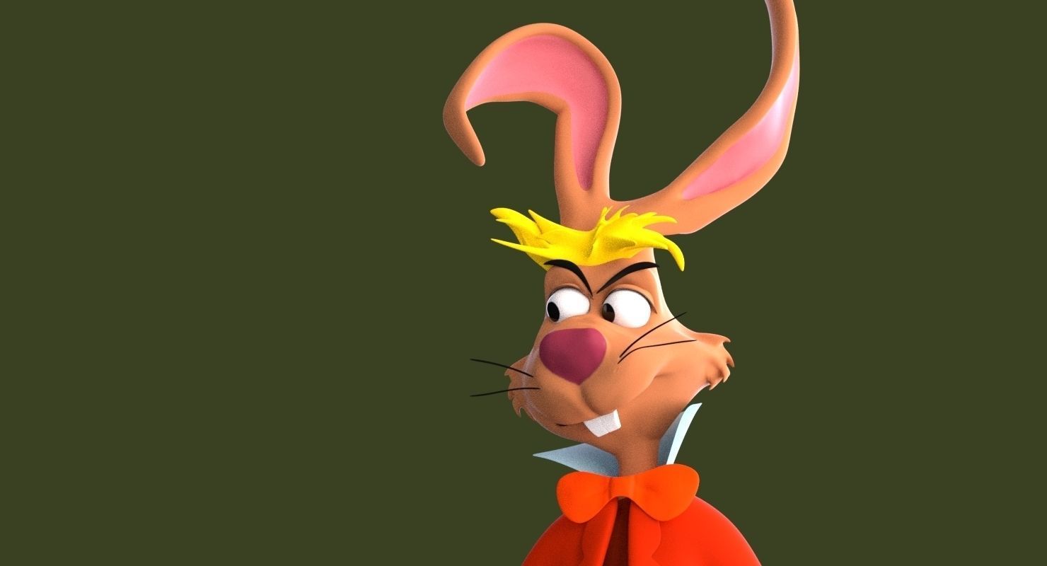 Mad Hare Rigged Low-poly 3D model_23