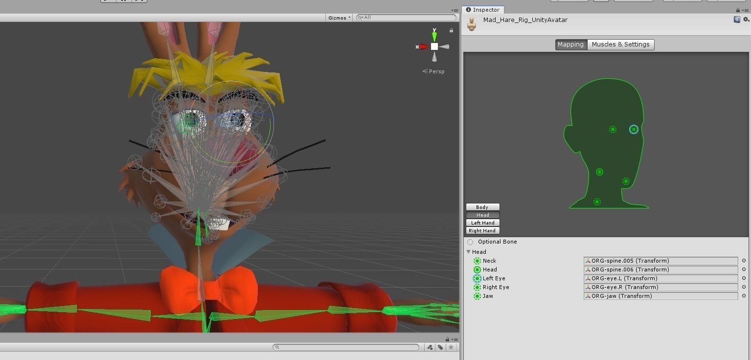 Mad Hare Rigged Low-poly 3D model_30