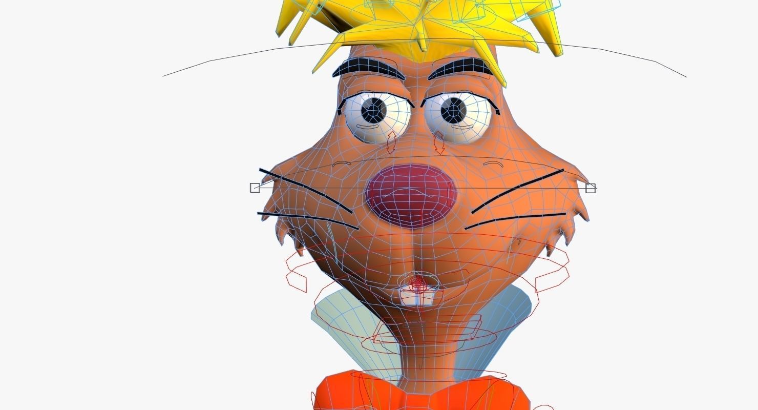 Mad Hare Rigged Low-poly 3D model_9