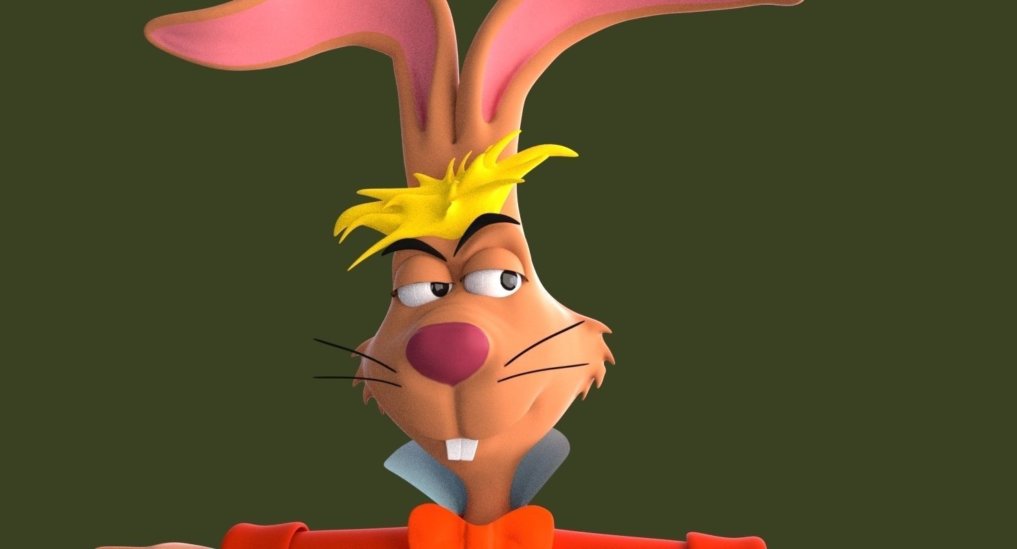 Mad Hare Rigged Low-poly 3D model_24