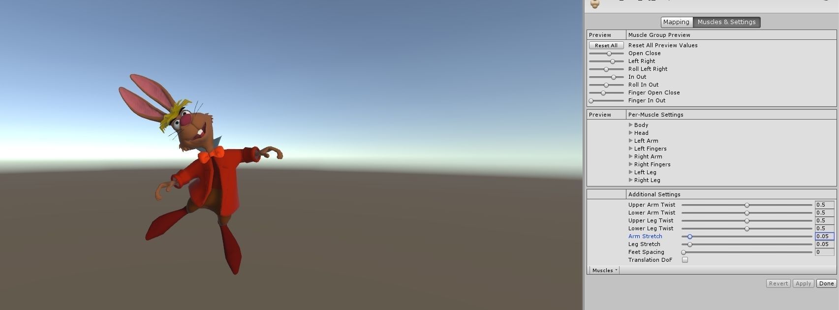 Mad Hare Rigged Low-poly 3D model_27