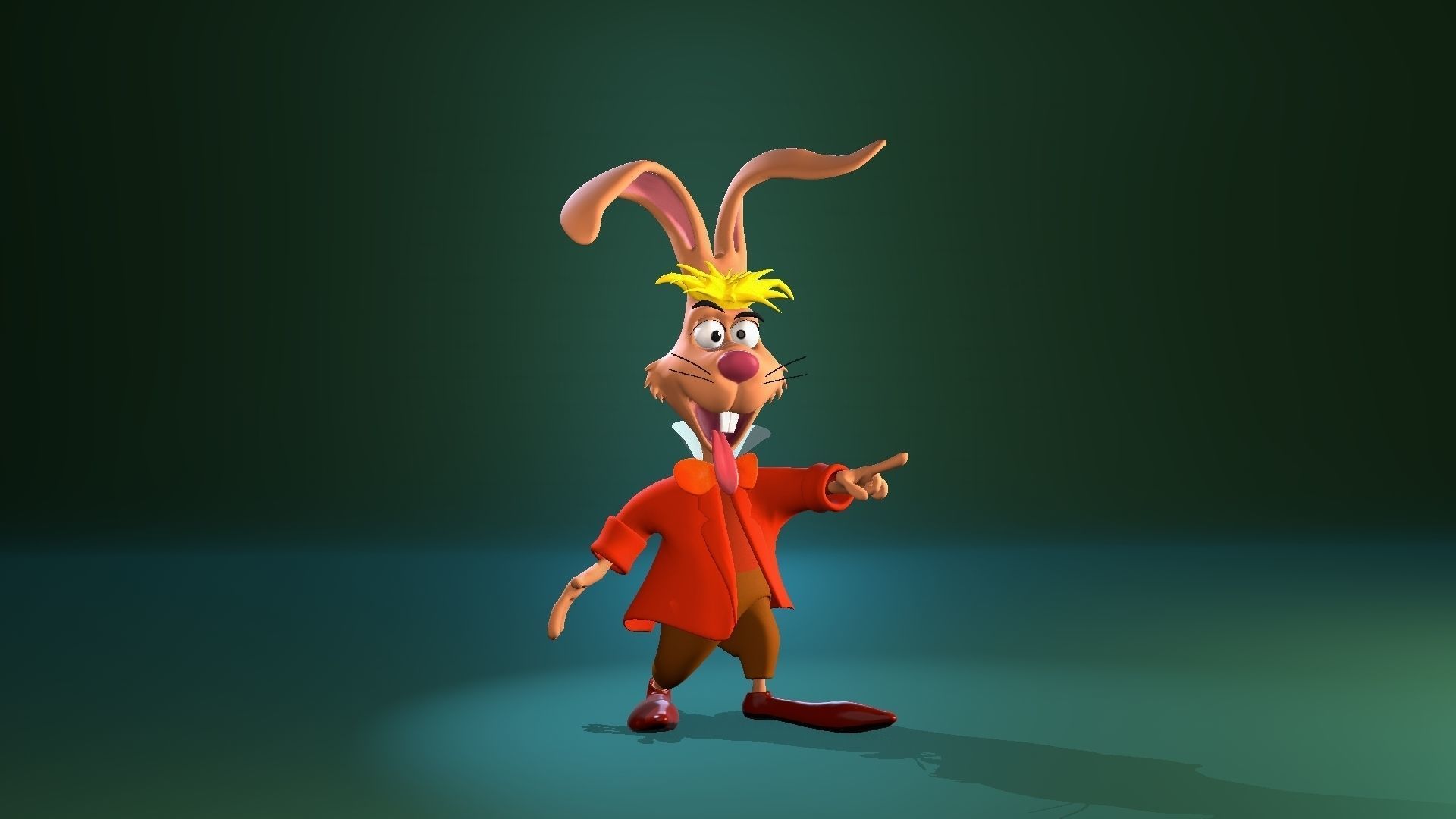 Mad Hare Rigged Low-poly 3D model_18
