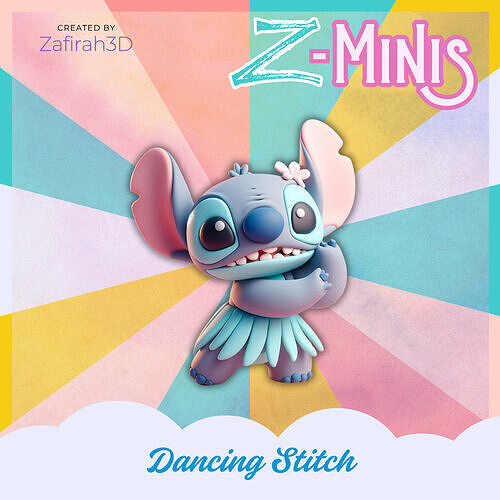 Z-MINIS DANCING STITCH 3D print model