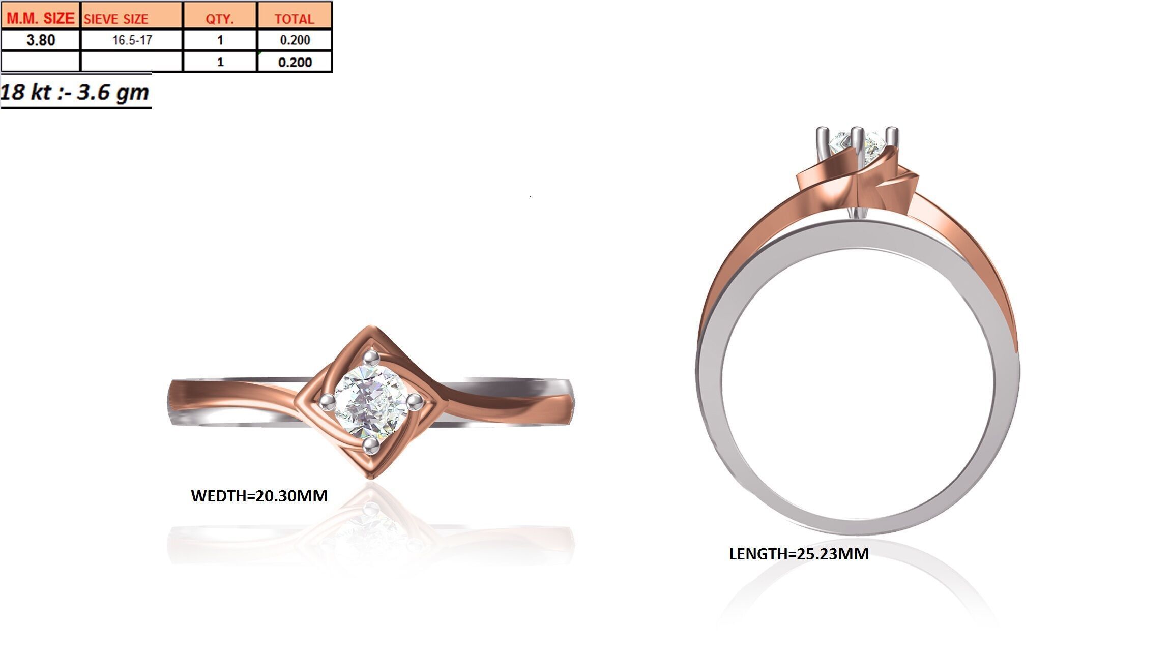 Women Ring Render 3dm STL MTL SLC JCD OBJ FBX Details 3D print model_9