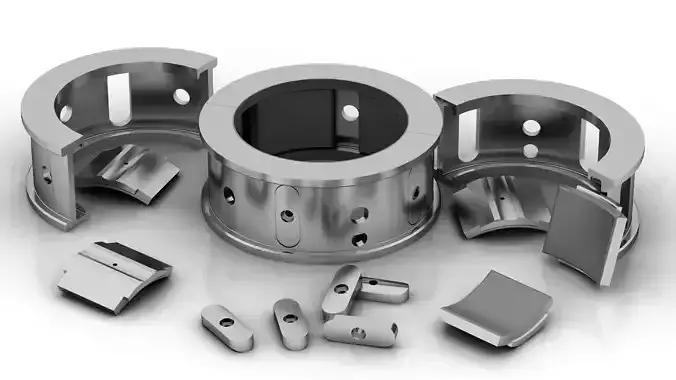 casing set of stainless steel parts
