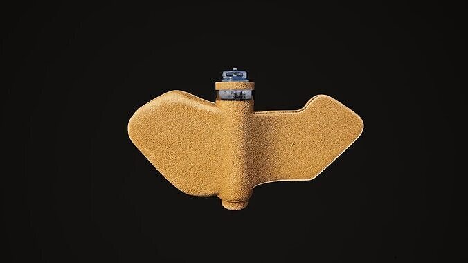 Autumn Petal explosive mine highpoly 3D model
