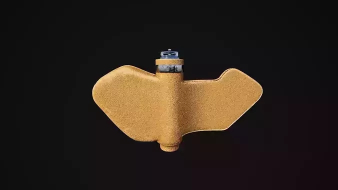 Autumn Petal explosive mine highpoly 3D model