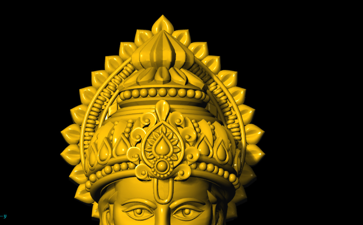 Hanuman Printed 3d Model 3D print model_15