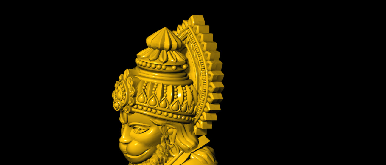 Hanuman Printed 3d Model 3D print model_18
