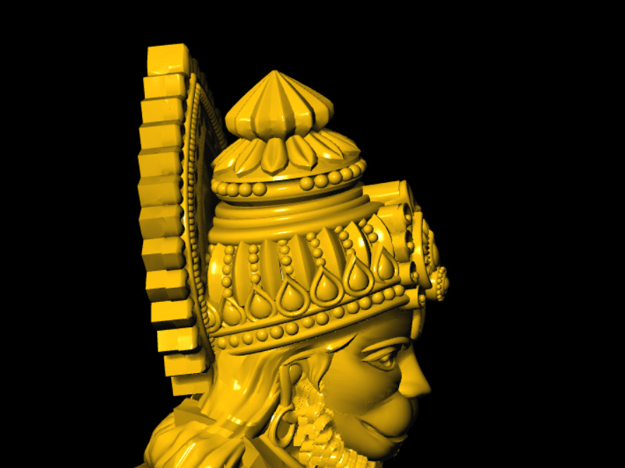 Hanuman Printed 3d Model 3D print model_16