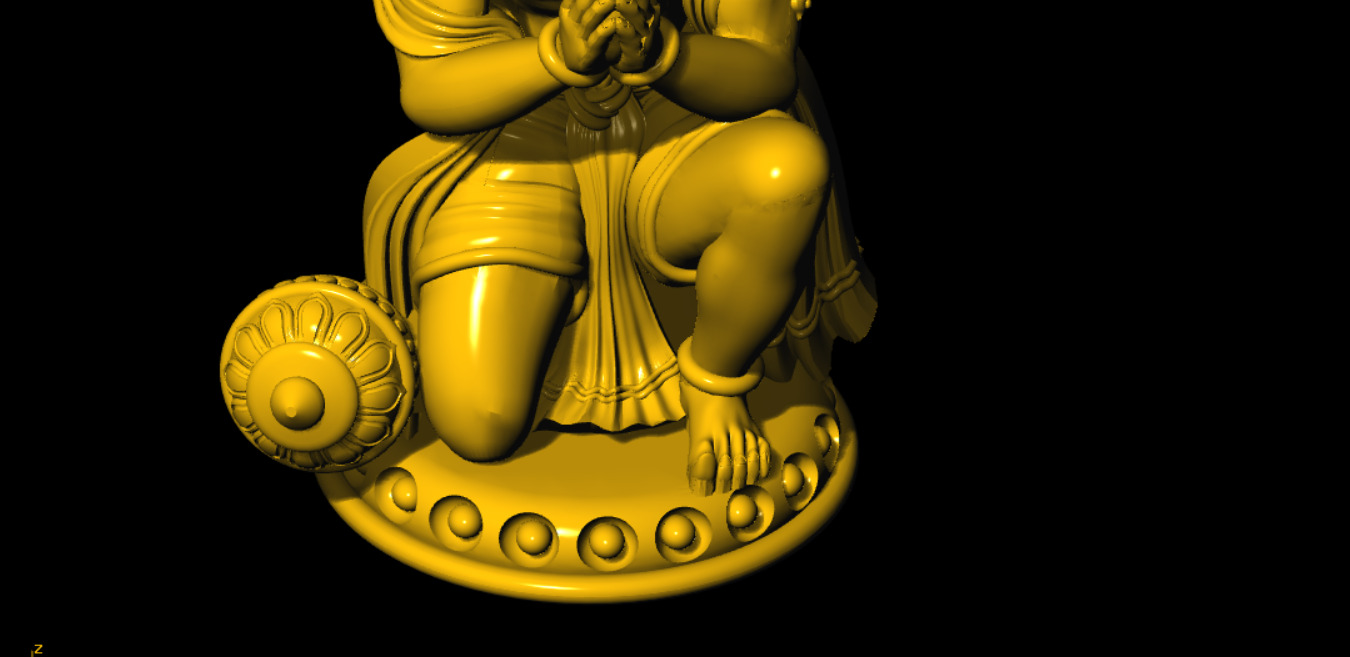 Hanuman Printed 3d Model 3D print model_8