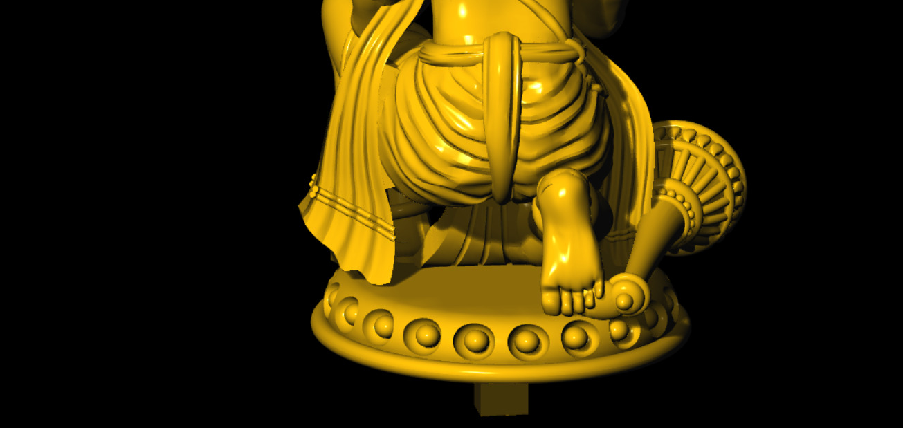 Hanuman Printed 3d Model 3D print model_10