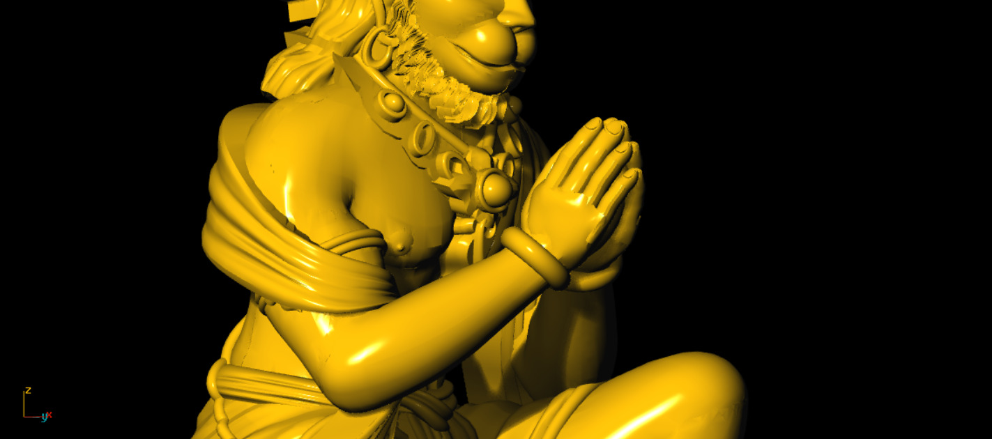 Hanuman Printed 3d Model 3D print model_20