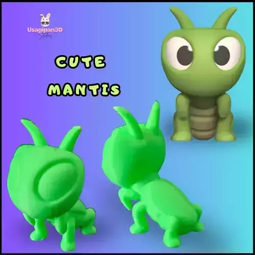 Cute Mantis 3D print model