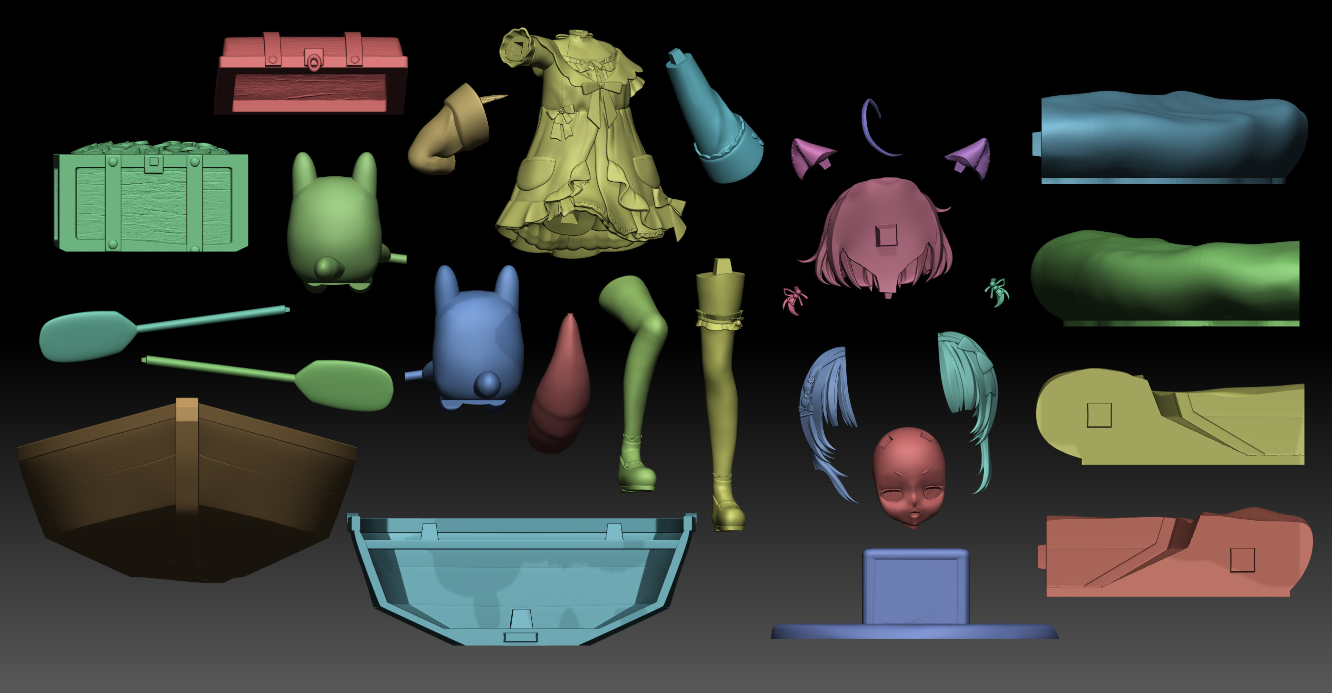 Poko Rakun 3D print model_13