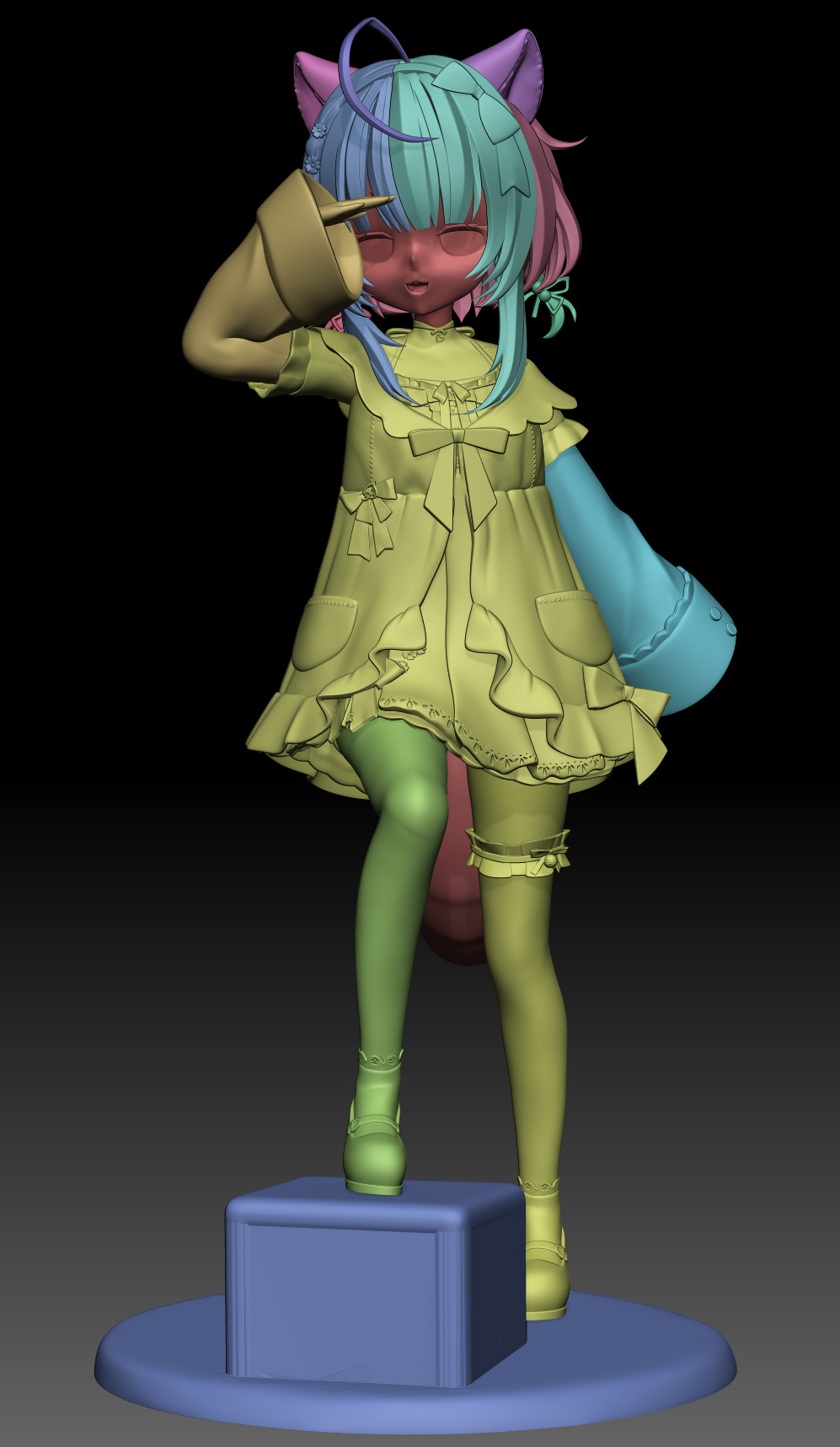 Poko Rakun 3D print model_12