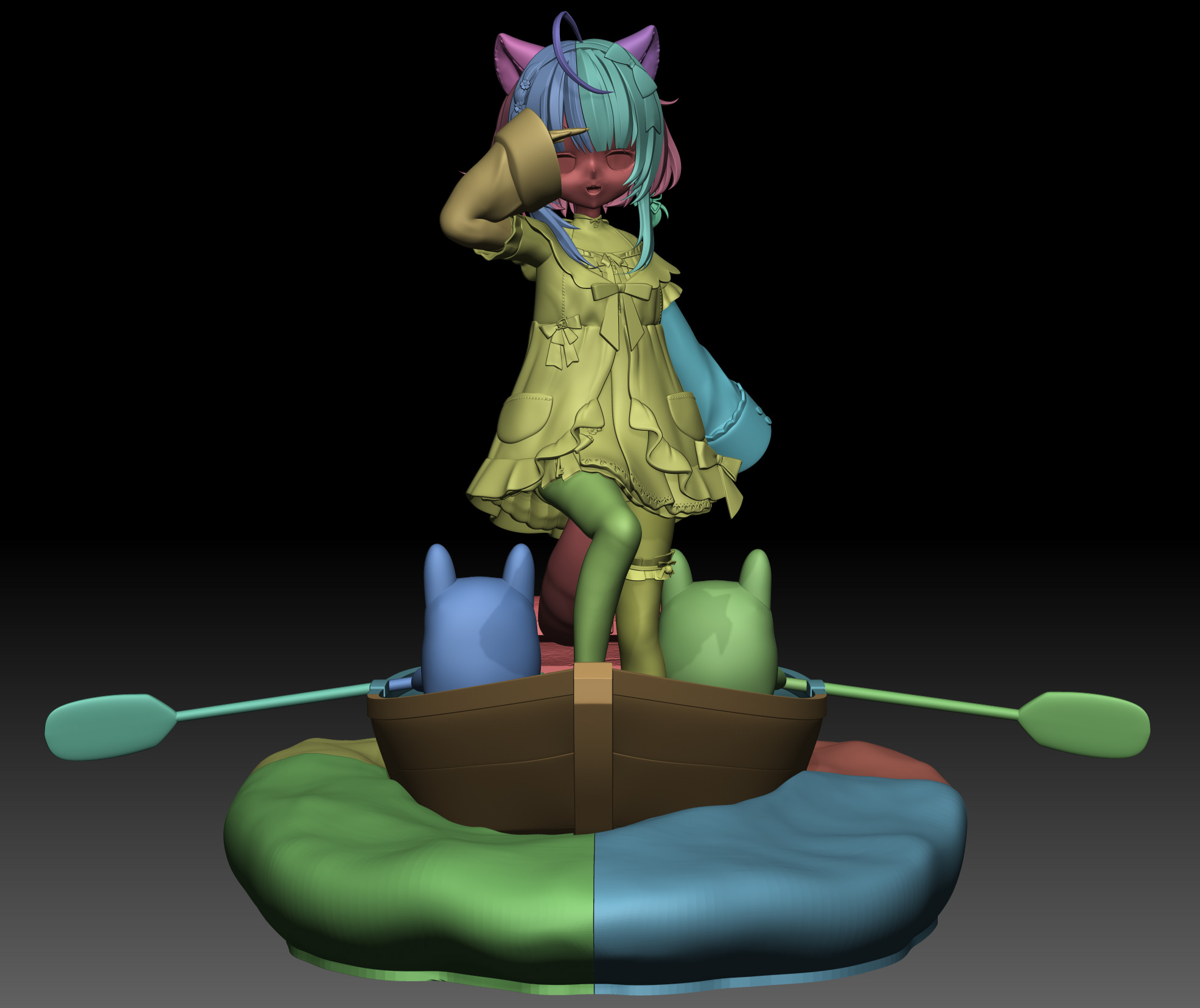 Poko Rakun 3D print model_11