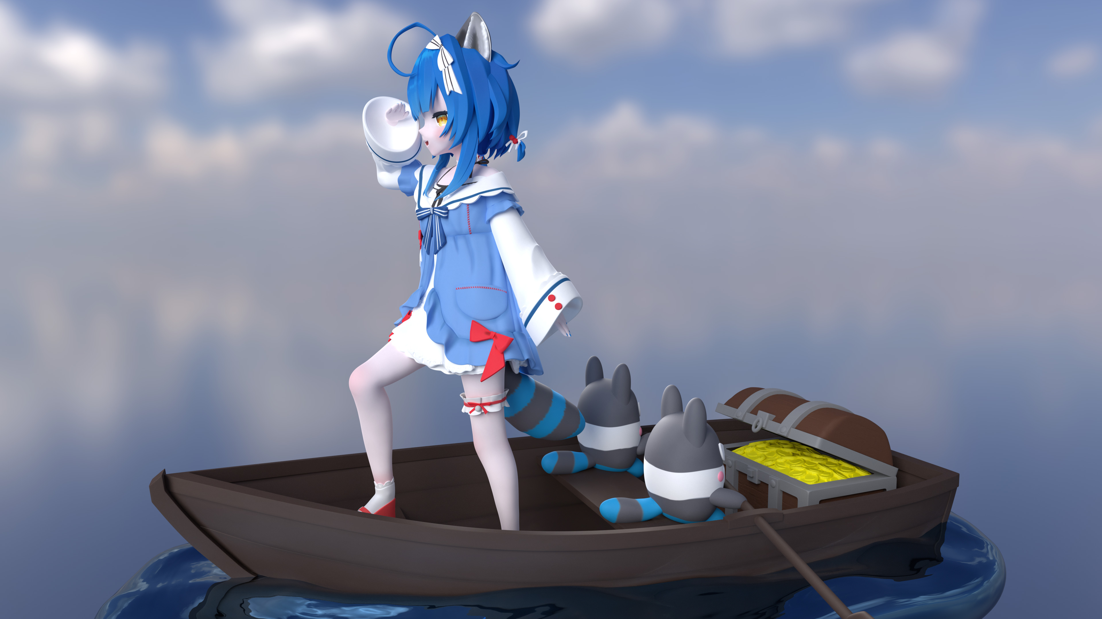 Poko Rakun 3D print model_3