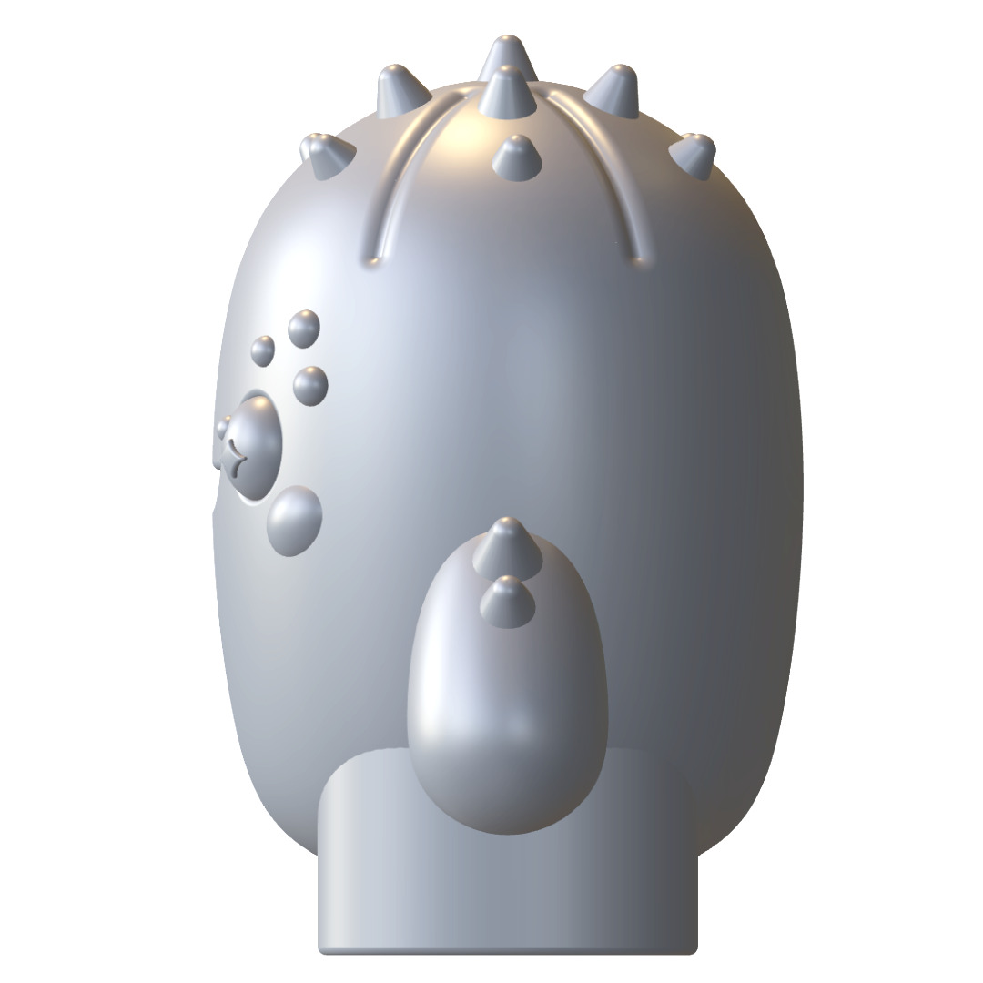 Creature Kin Prickles Figure Cute Kawaii Cactus Art Toy 3D print model_9