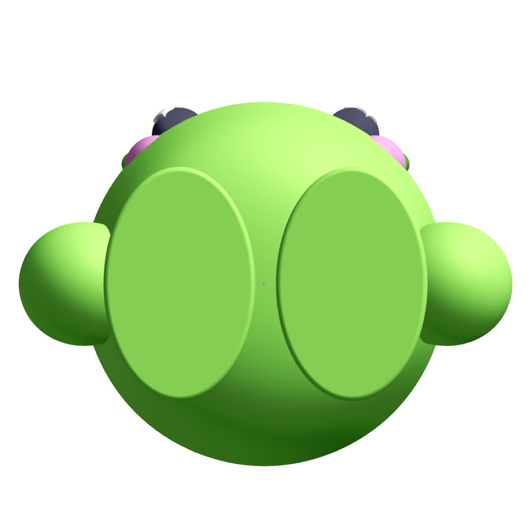 Creature Kin Prickles Figure Cute Kawaii Cactus Art Toy 3D print model_6