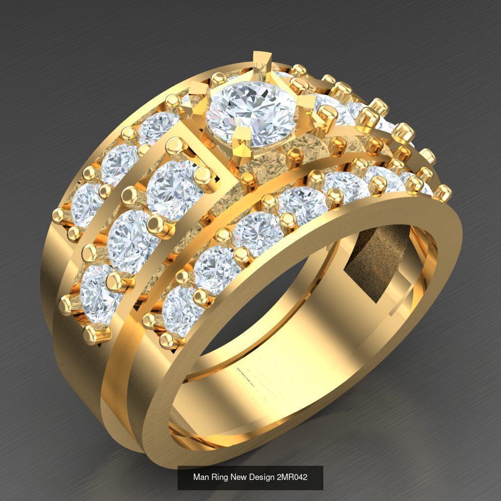Bulk 50 Men Rings For Sale with Big Discount 2MRXXX 3D Model Collection_12