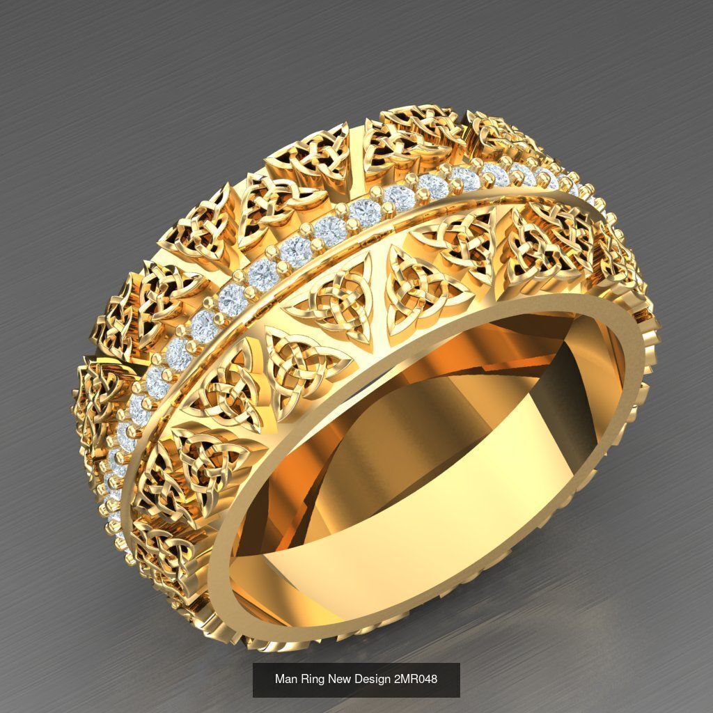 Bulk 50 Men Rings For Sale with Big Discount 2MRXXX 3D Model Collection_6
