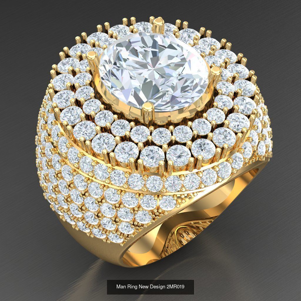 Bulk 50 Men Rings For Sale with Big Discount 2MRXXX 3D Model Collection_35