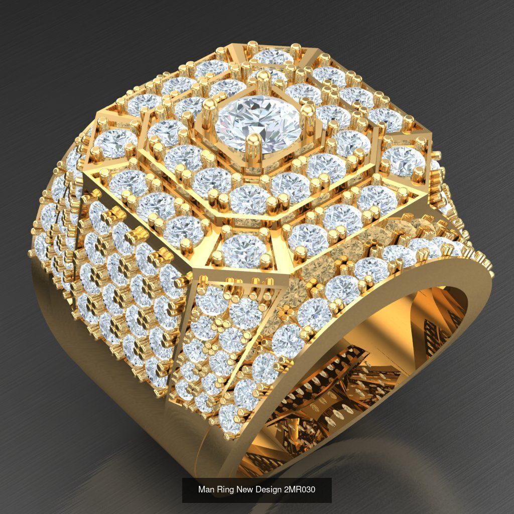 Bulk 50 Men Rings For Sale with Big Discount 2MRXXX 3D Model Collection_24