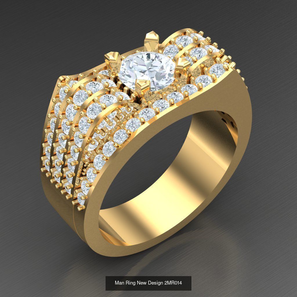 Bulk 50 Men Rings For Sale with Big Discount 2MRXXX 3D Model Collection_40