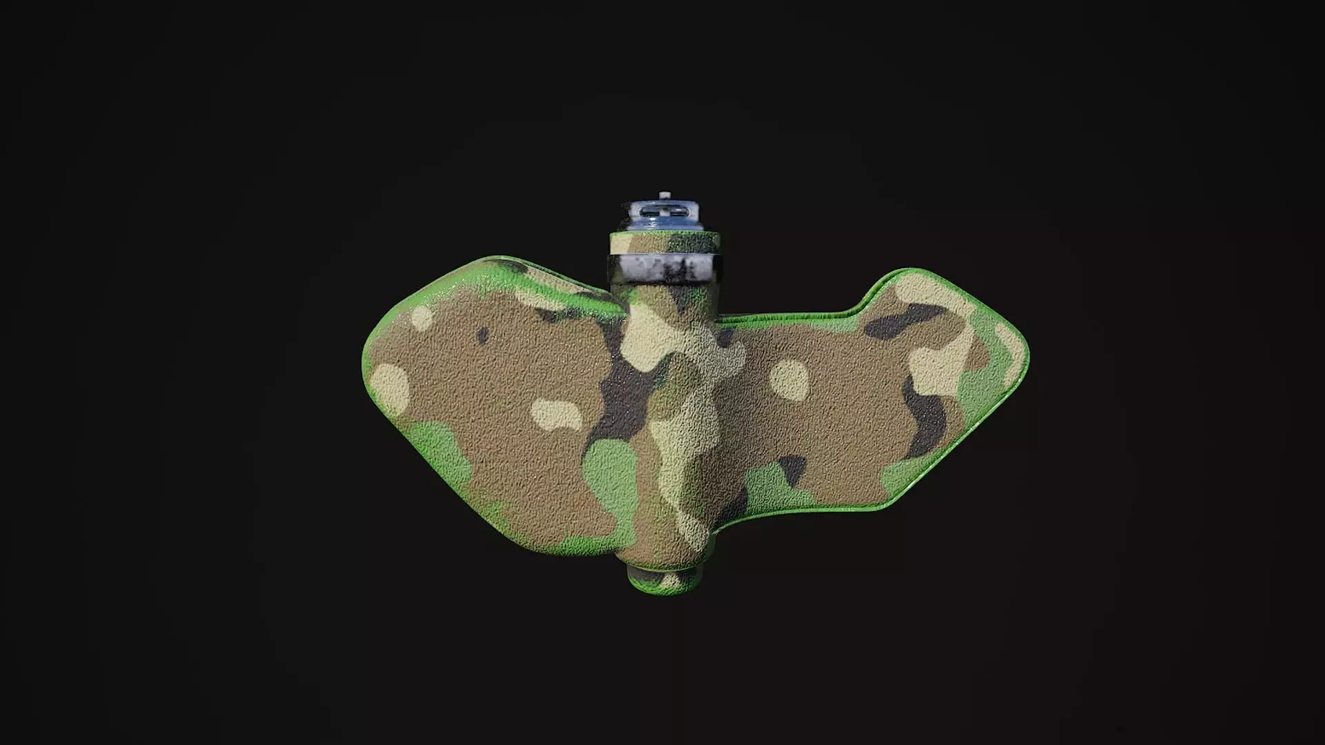 Woodland Petal explosive mine highpoly 3D model_0