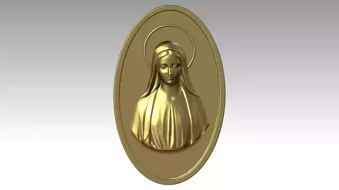 Virgin Mary relief