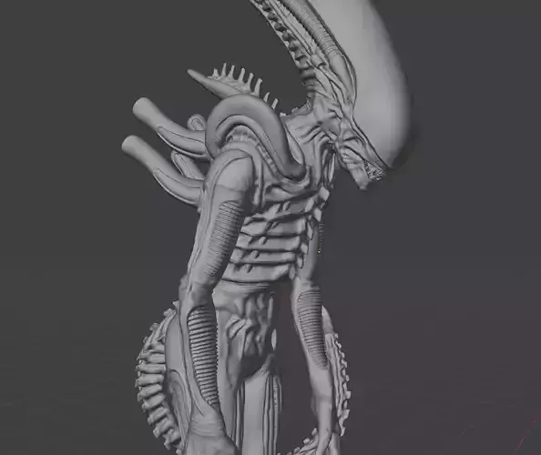 Xenomorph 3D print model Inspired by the Original 1979 Big Chap