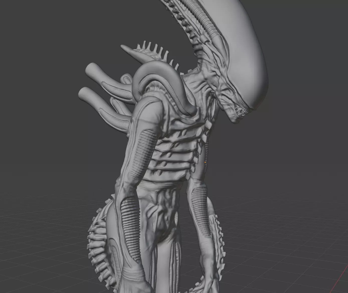 Xenomorph 3D print model Inspired by the Original 1979 Big Chap 3D print model_0