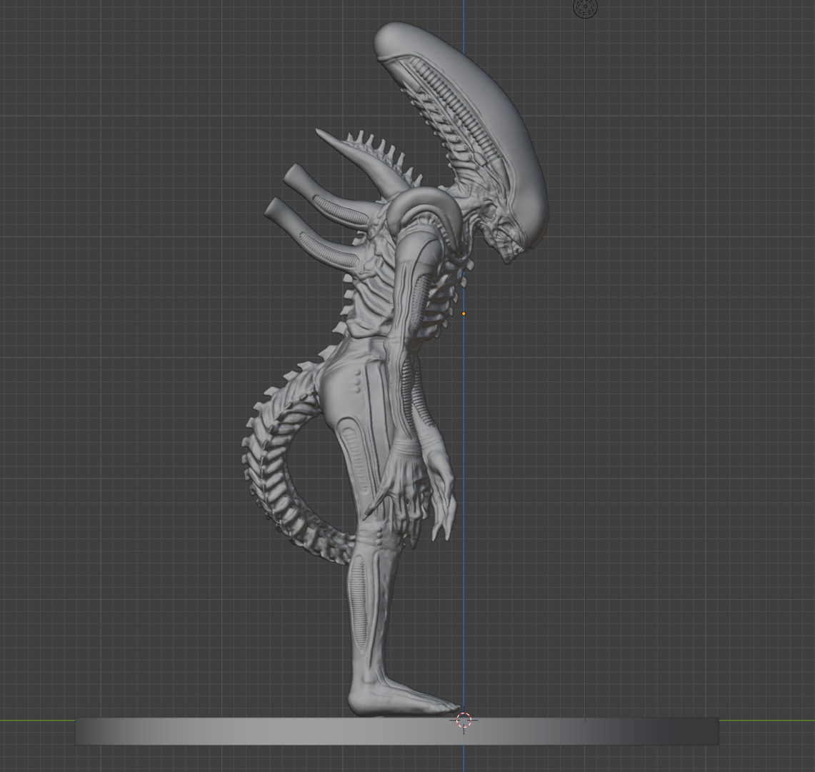 Xenomorph 3D print model Inspired by the Original 1979 Big Chap 3D print model_4