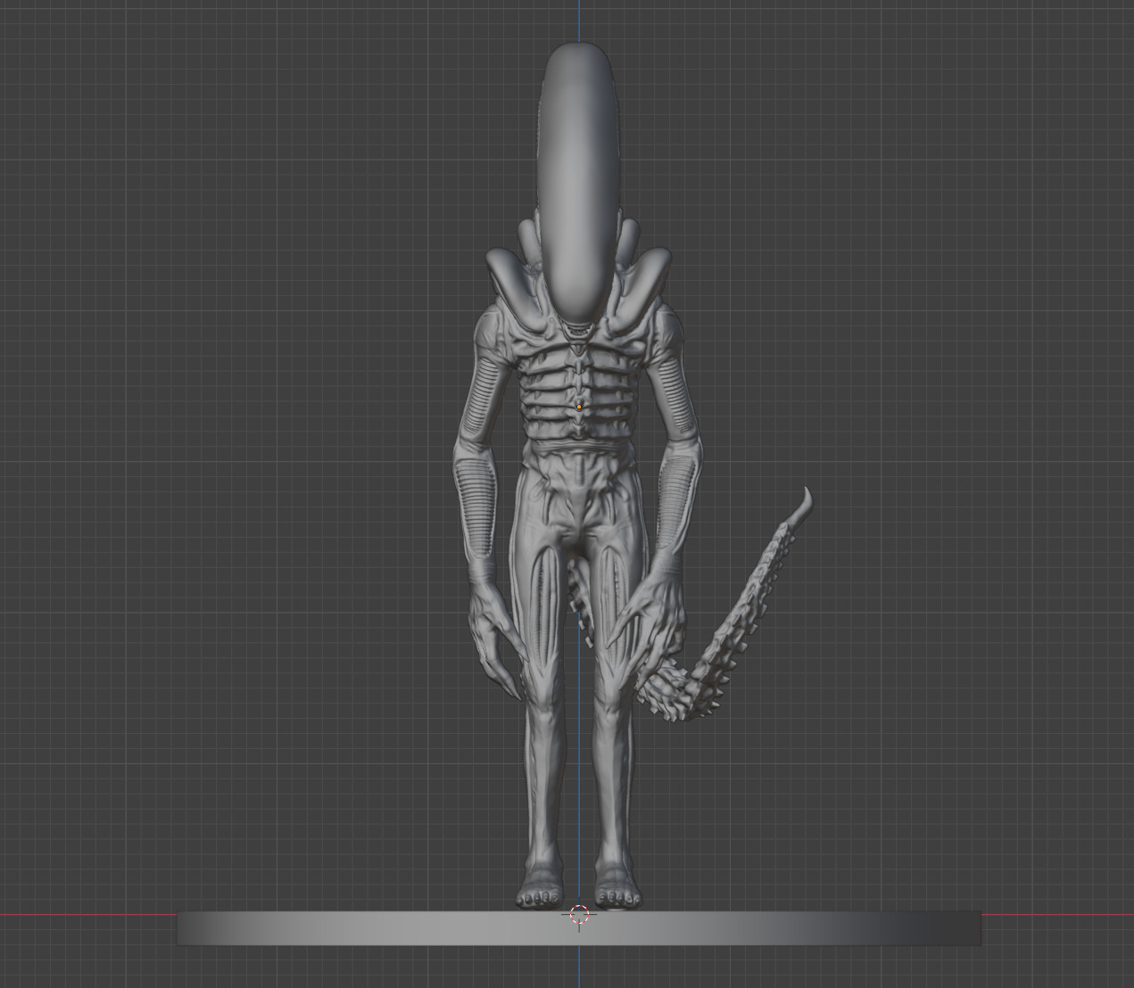 Xenomorph 3D print model Inspired by the Original 1979 Big Chap 3D print model_2