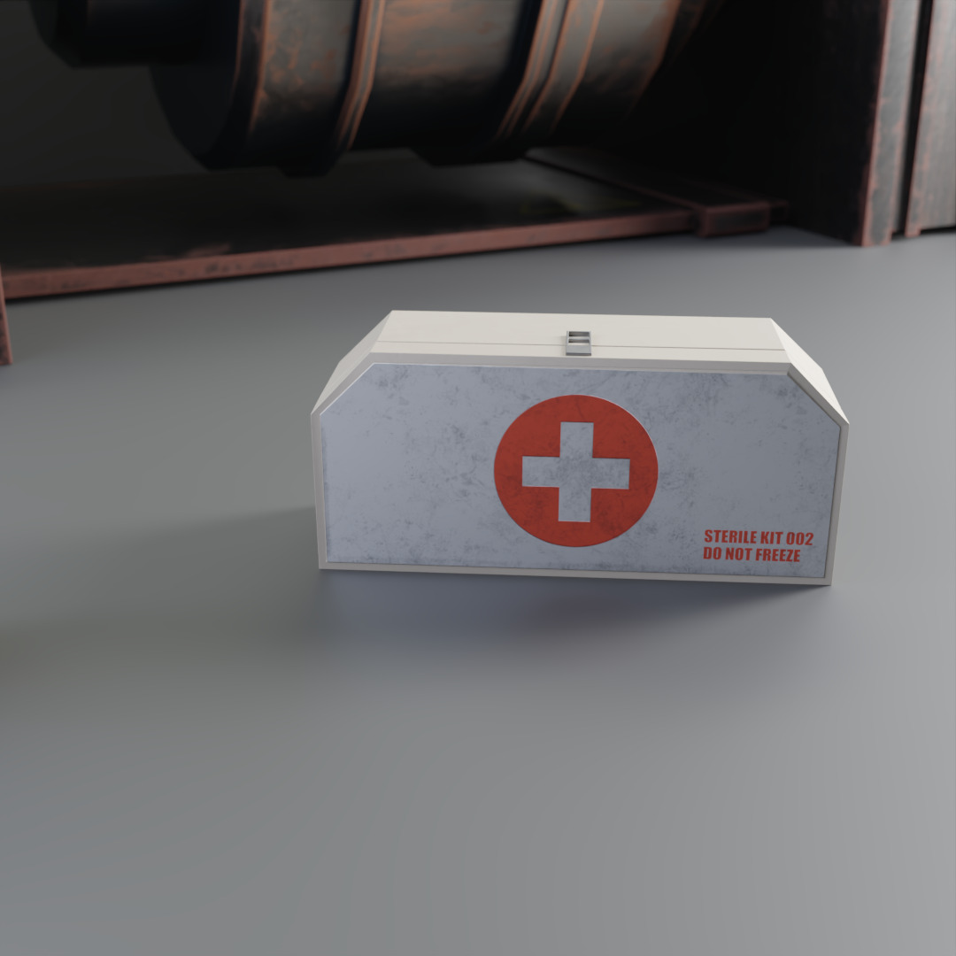 Fallout Inspired Props Pack Game Ready Assets Low-poly 3D model_6