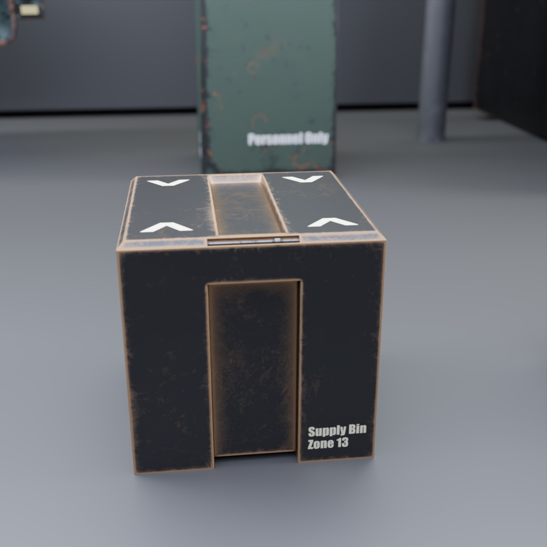 Fallout Inspired Props Pack Game Ready Assets Low-poly 3D model_7