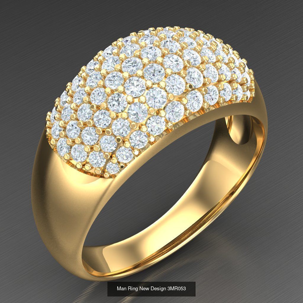 Big Bulk 50 Men Rings Discount For sell 3MRXXX 3D Model Collection_51